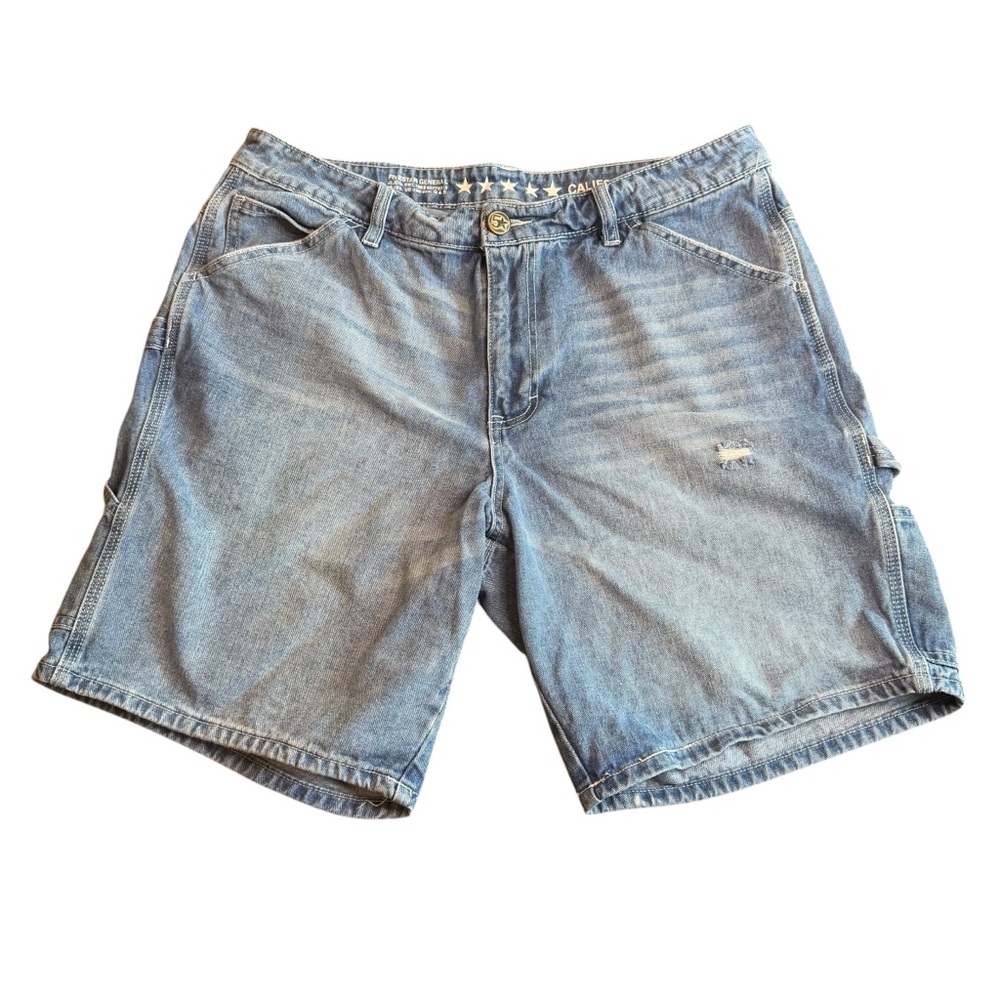 FIVESTAR GENERAL CO. Jean Shirts Size 13/31 Denim California Bermuda High Waist